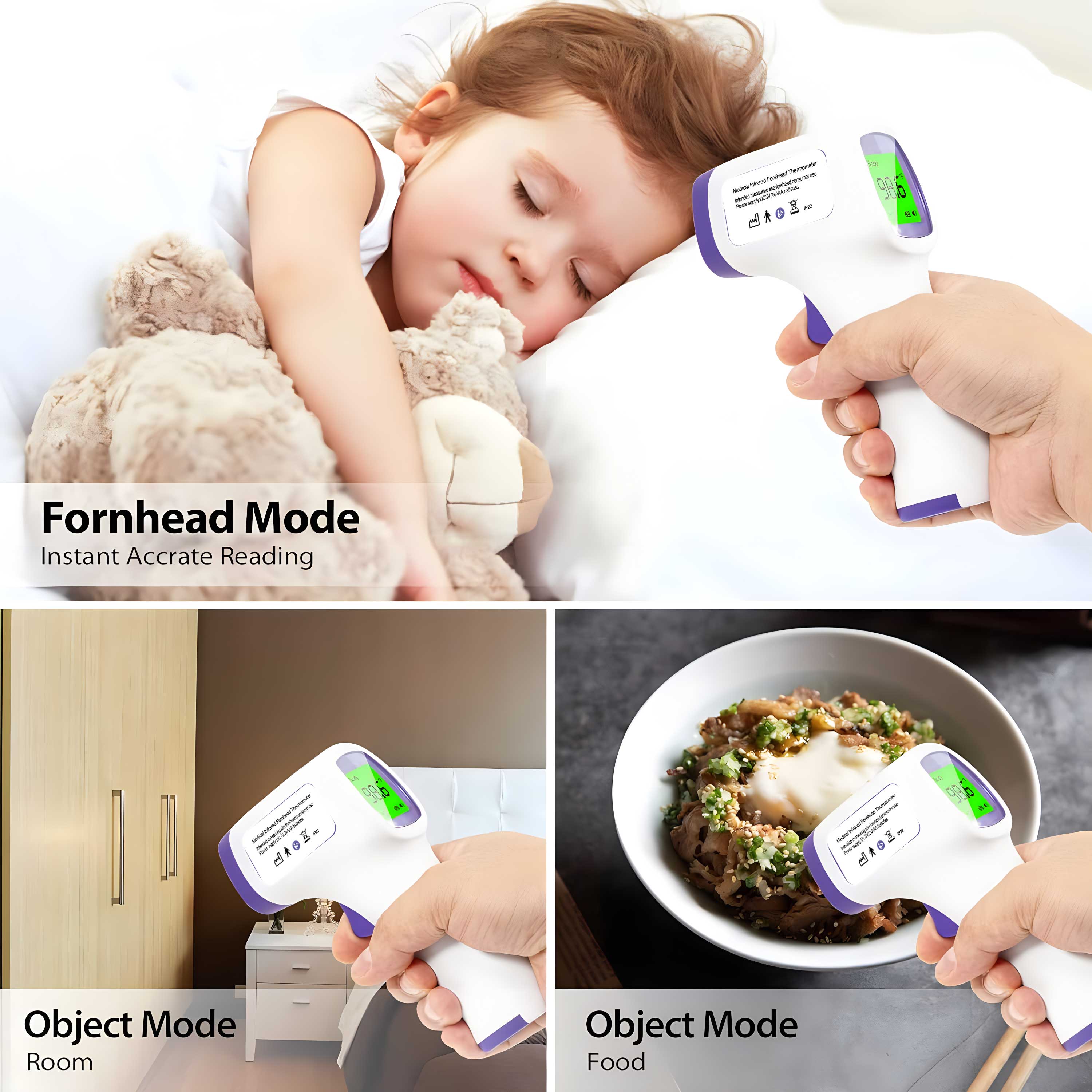 Medical Fever Infrared Thermom - Industrial Laser Thermometer ulasan dan harga
