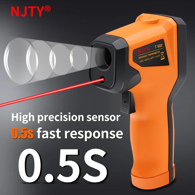 T400 T600 Digital Infrared The - Industrial Laser Thermometer ulasan dan harga