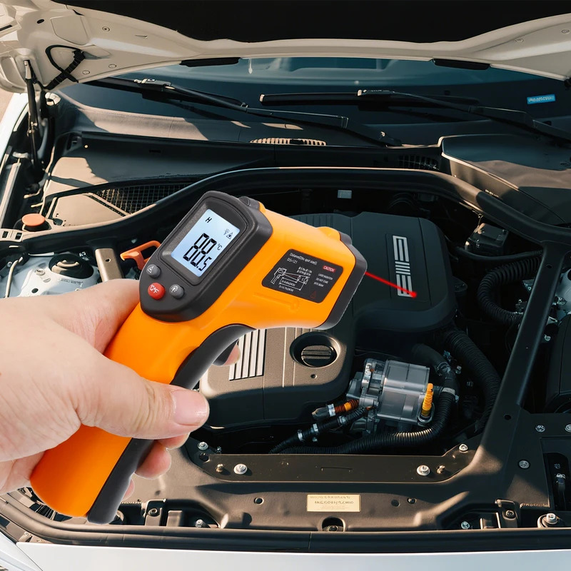 Infrared Thermometer Industria - Industrial Laser Thermometer ulasan dan harga