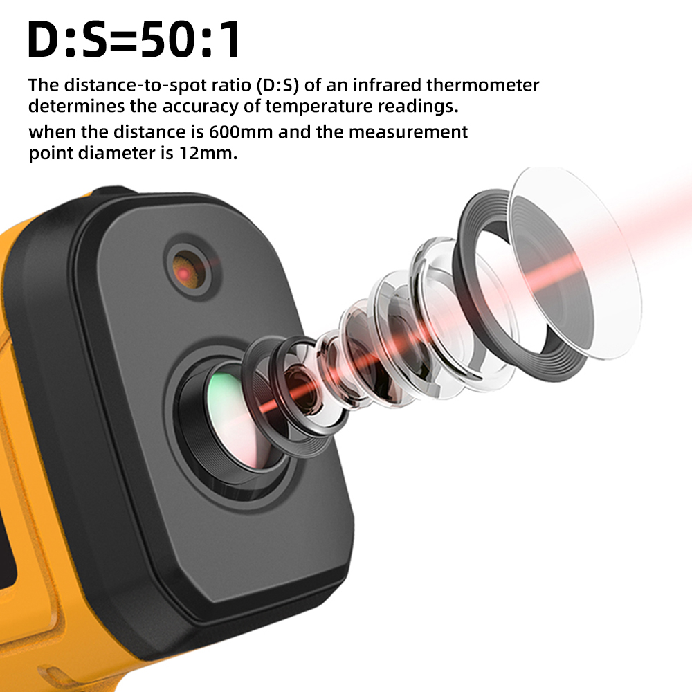 BSIDE -50~1400C Infrared Therm - Industrial Laser Thermometer ulasan dan harga