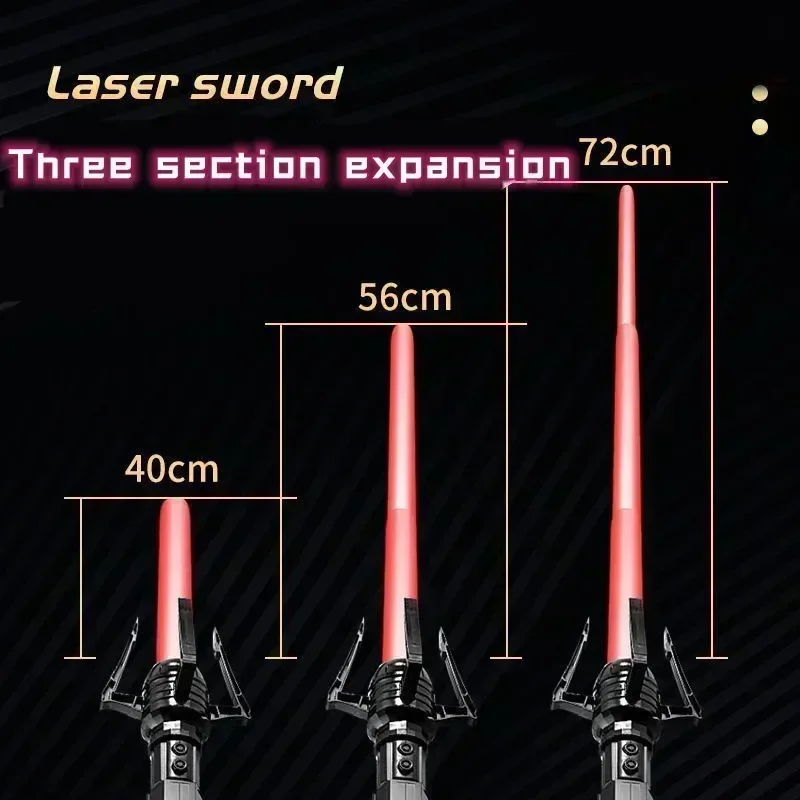 80cm RGB Telescopic Lightsaber - Industrial Laser Line ulasan dan harga