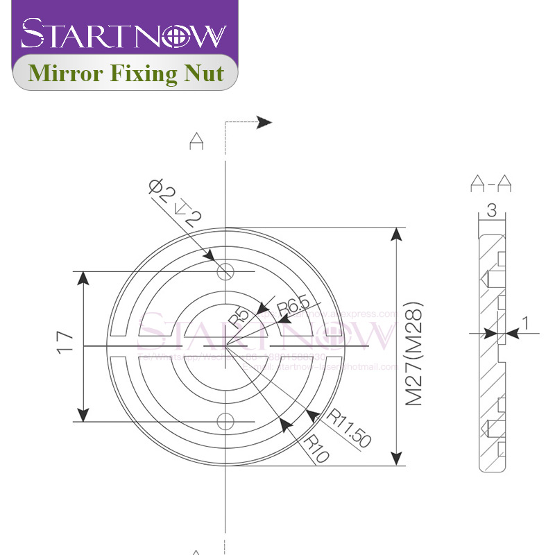 Startnow CO2 Laser Head Mirror - Co2 Laser Mirror ulasan dan harga