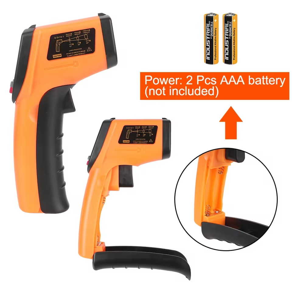 New T600 T600A Digital Infrare - Industrial Laser Thermometer ulasan dan harga