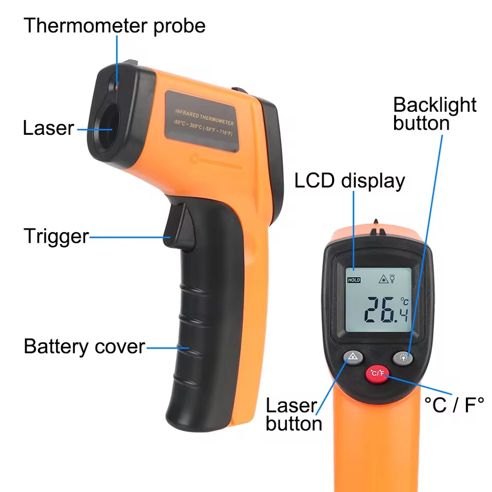 New T600 T600A Digital Infrare - Industrial Laser Thermometer ulasan dan harga