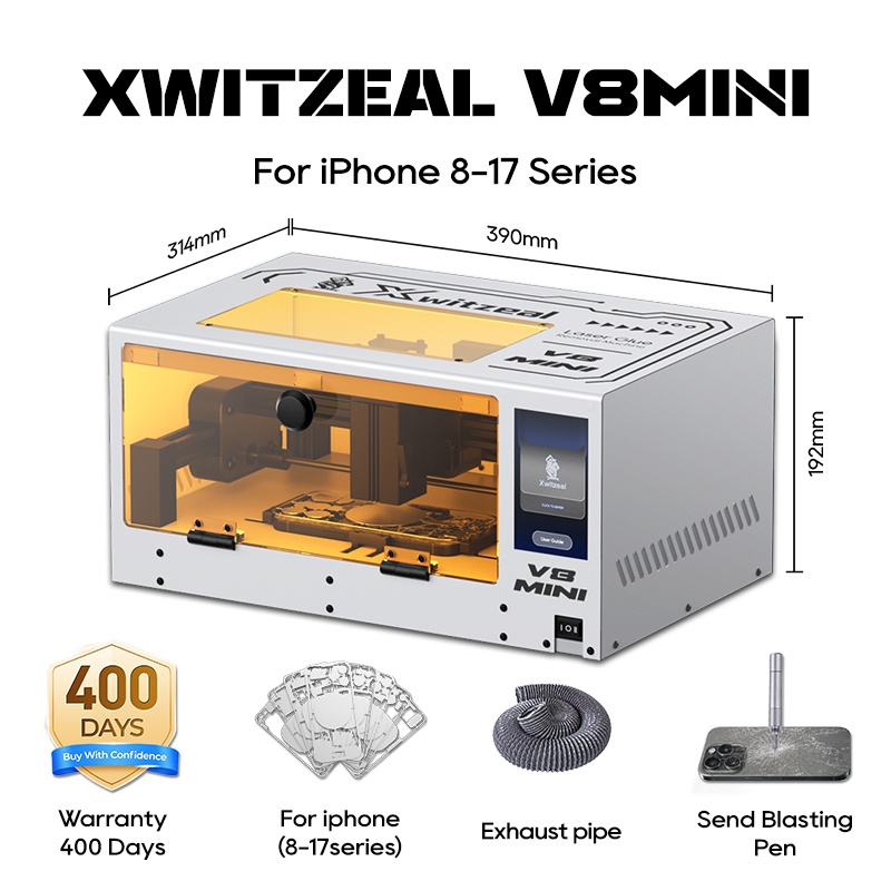 Xwitzeal® V8 MINI Laser Glue R - Industrial Laser Removal ulasan dan harga