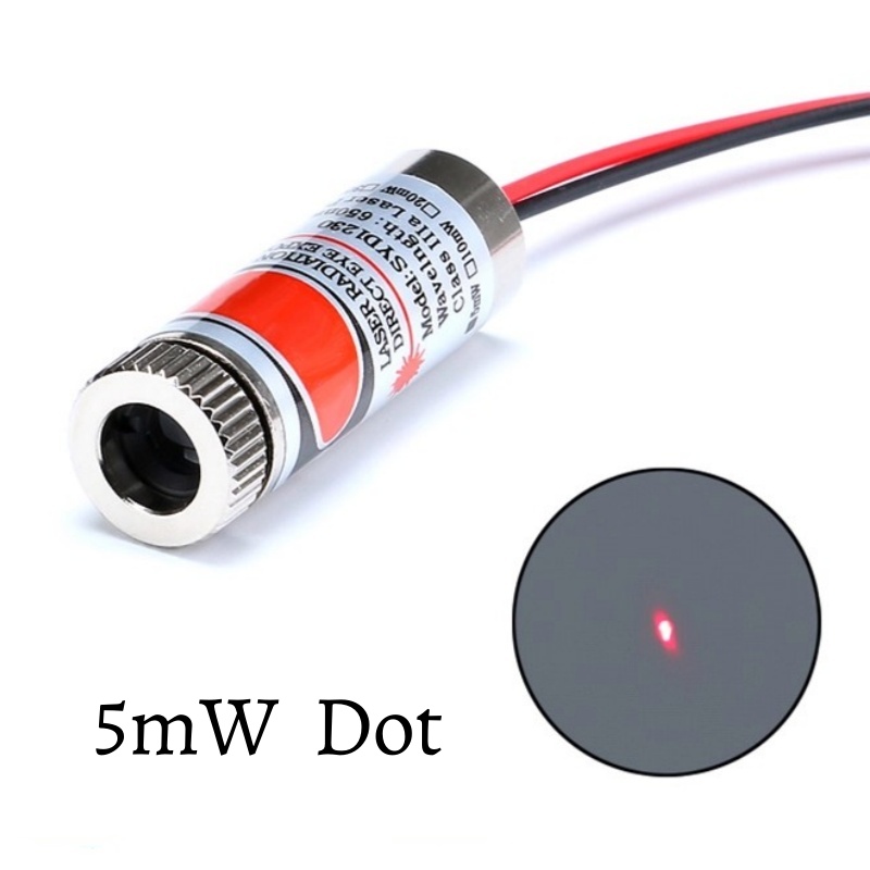 650nm 5mW Red Point / Line / C - Industrial Laser Line ulasan dan harga