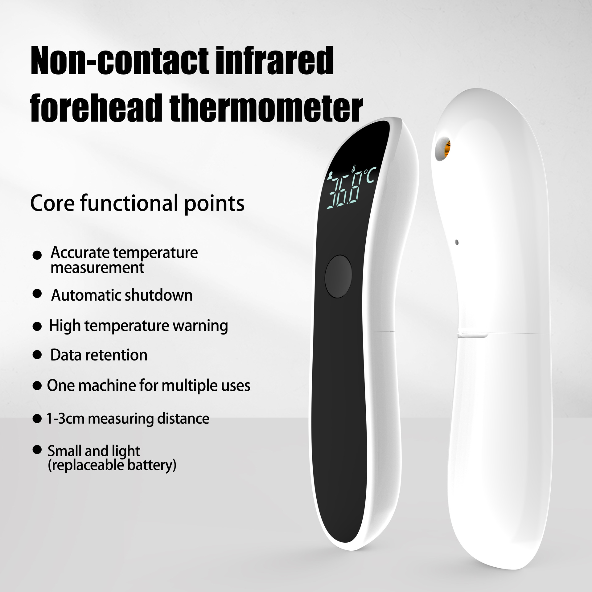 Infrared Fever Thermometer Med - Industrial Laser Thermometer ulasan dan harga