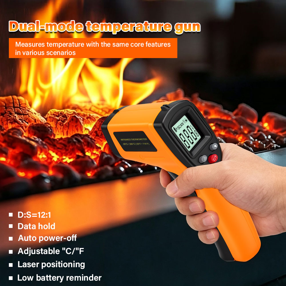 Digital Infrared Thermometer N - Industrial Laser Thermometer ulasan dan harga