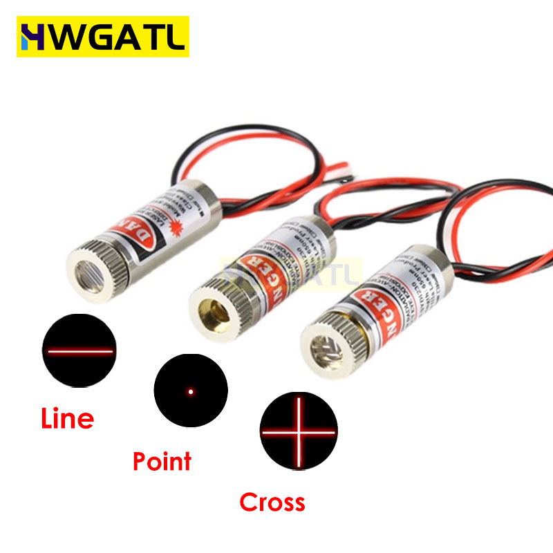 650nm 5mW Red Point / Line / C - Industrial Laser Line ulasan dan harga