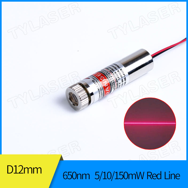 Focusable 12mm 650nm Red Laser - Industrial Laser Line ulasan dan harga