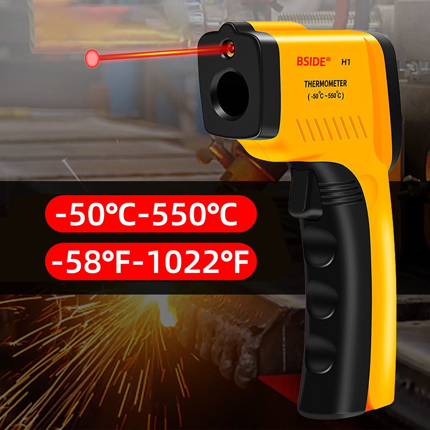 Digital Infrared Thermometer - - Industrial Laser Thermometer ulasan dan harga