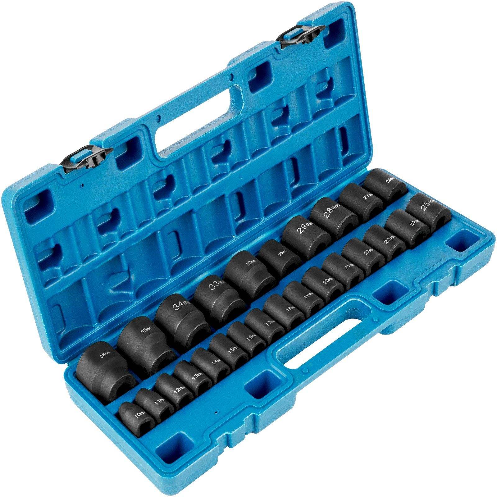 Metric Impact Socket Set, CR-V - Industrial Laser Etching ulasan dan harga