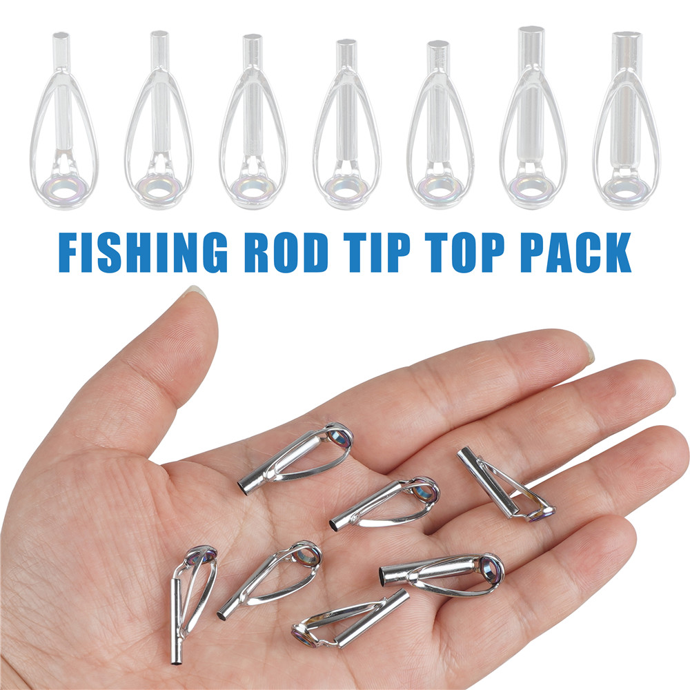 10Pcs Fishing Rod Guide Tips R - Industrial Laser Line ulasan dan harga