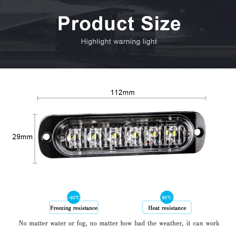 6 LED Strobe Warning Lights St - Industrial Laser Pointer 24V ulasan dan harga